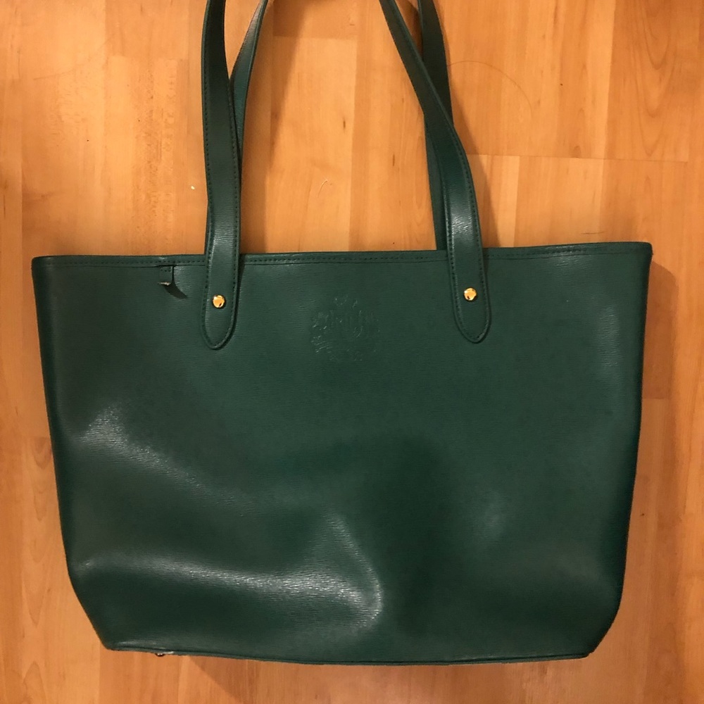 Ralph Lauren Green leather purse